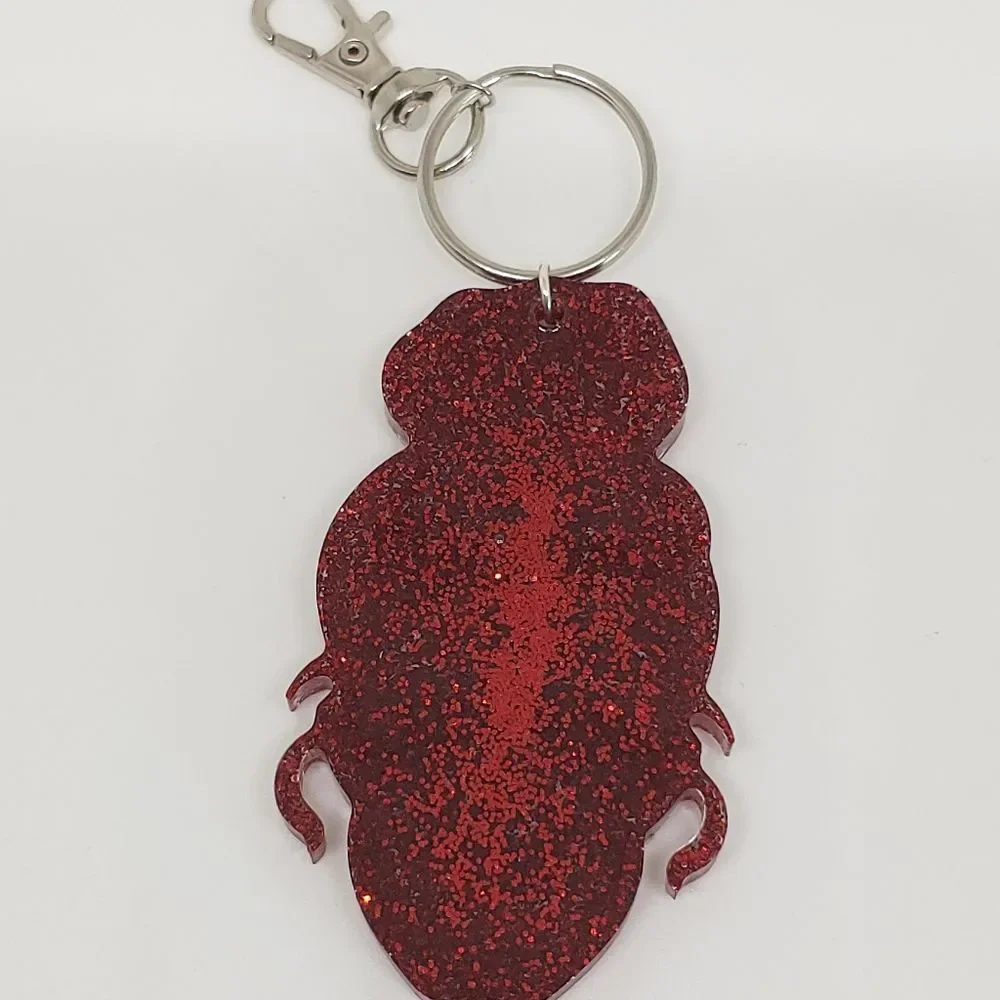 Keychains Women's Skulls w/ Glitter